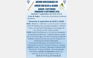 WEEKEND BLEU ET BLANC 2019