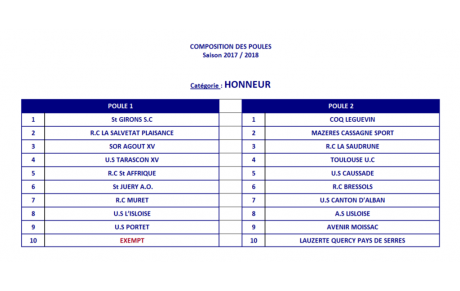 Calendrier seniors