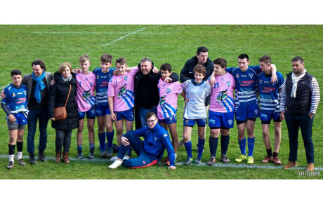 Les cadets mis à l’honneur à l’occasion de la  rencontre contre La Saudrune.