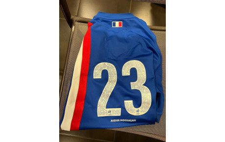 L'Avenir Moissagais sur le maillot de la FFR
