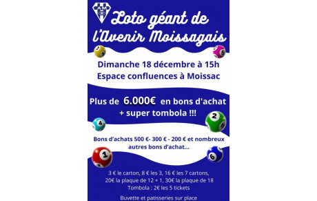 Loto Géant de l'Avenir Moissagais 
