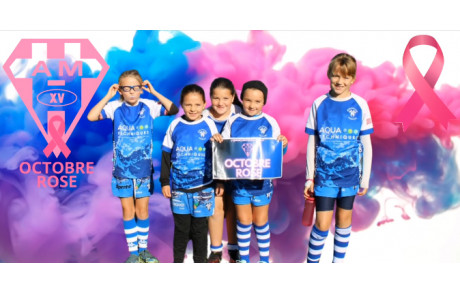 Le Club en rose ...pour la réception de saint Affrique